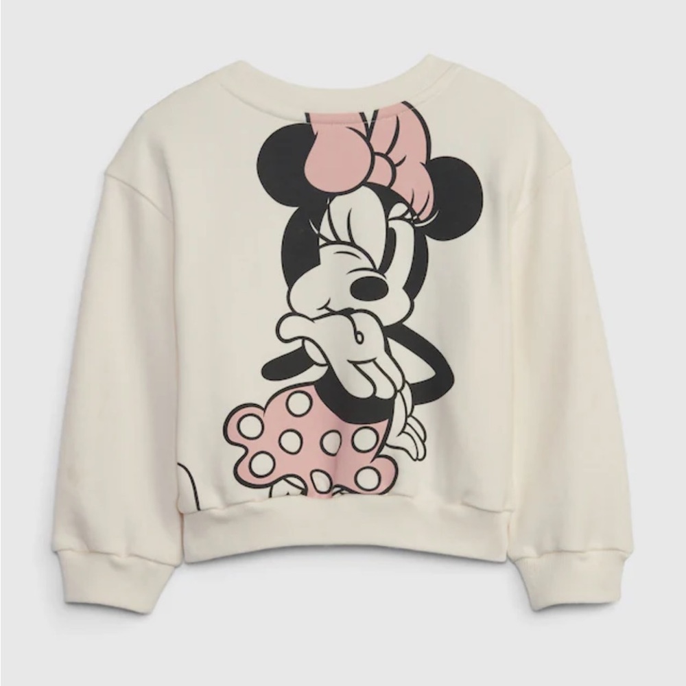 Baby Gap Minnie Mouse Winking Sweatshirt 3T OR 5T Disney Princess Toddler NWT!!